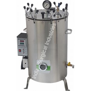 Autoclave Vertical Double Wall with Digital Controller nut locking