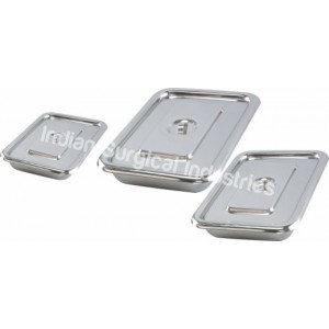 Instrument Trays With Cover (S.S)