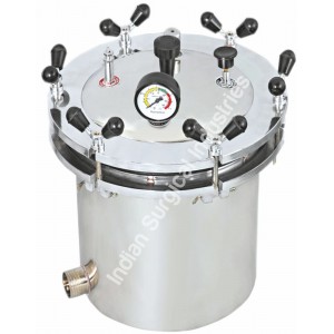 AUTOCLAVE PORTABLE Stainless Steel Six Wing Nut Type