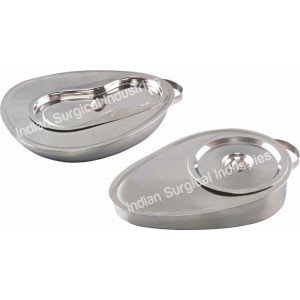 Bed Pan Male and Female With and without Lid (S.S)