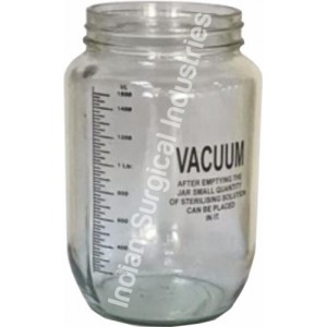 Glass Jar for suction 